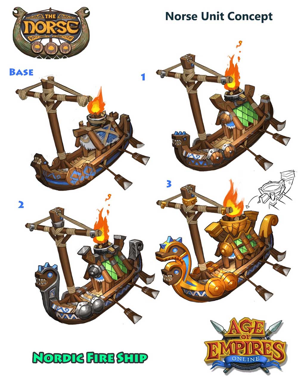 Age of Empires Online ship Concept Art