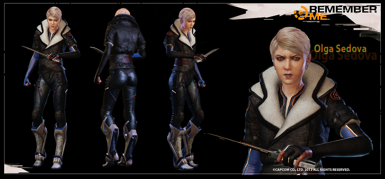 Remember Me Characters by Bastien Ramisse